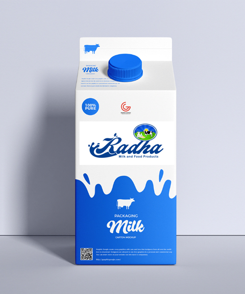 Radha Milk Packaet